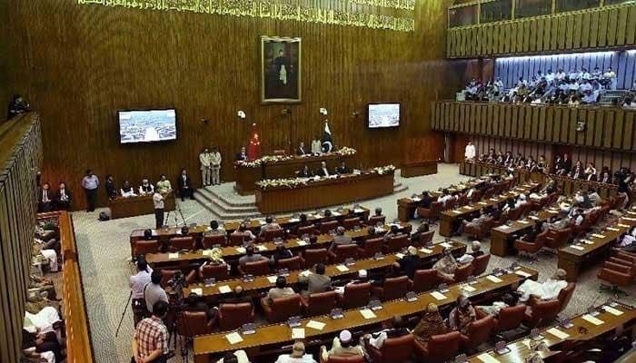 An internal view of the Senate. - Radio Pakistan/Archive