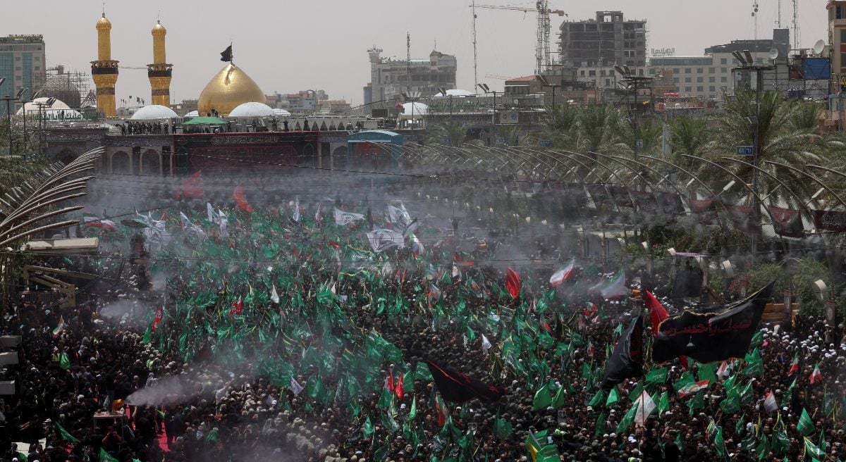 The pilgrims gather to commemorate Ashura in Karbala, Iraq, on July 6, 2025. - Reuters