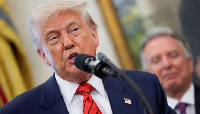The president of the United States, Donald Trump, speaks in an event in this photo without date. —Reuters/file