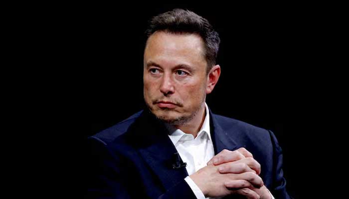 Elon Musk attends the living technology conference dedicated to innovation and new companies at the Porte de Versailles exhibition center in Paris, France, June 16, 2023. - Reuters