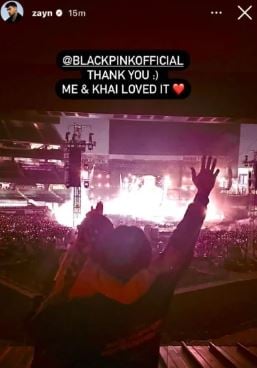 Zayn Malik, his daughter Khai attend Blackpinks concert in New York together