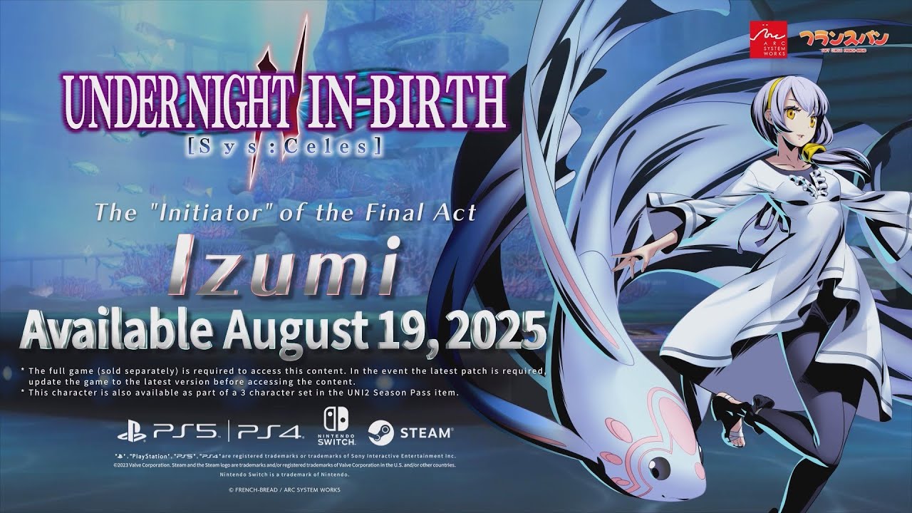 [UNI2]Revelation Trailer of Izumi - Under Night in -Birth II Sys: Celes - YouTube