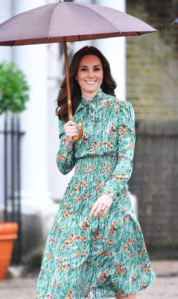 Before Meghan: How Harry was standing next to William and Kate in the rain