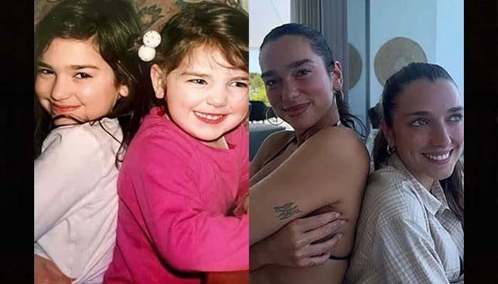 Dua Lipa has two brothers: a sister Rina and a brother Gjin