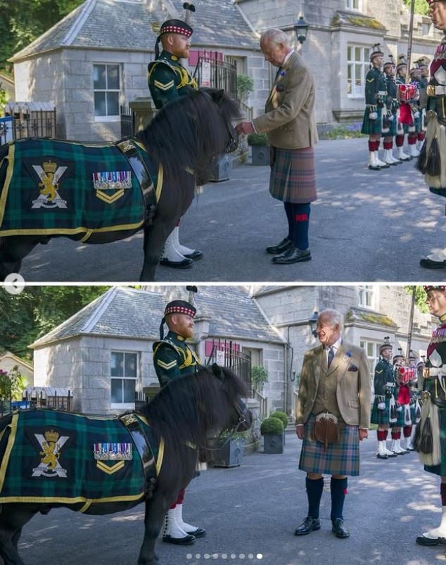 King Charles receives a warm welcome at Balmoral Castle