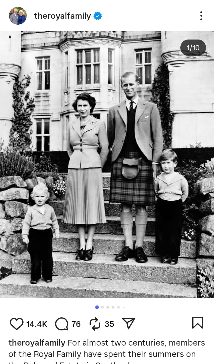 Buckingham Palace releases rare photos after Andrew joins King Charles in Balmoral