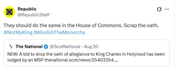 The biggest offer against King Charles receives support during his stay in Balmoral