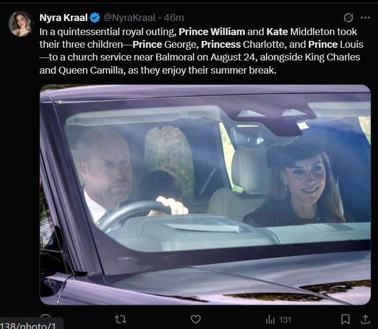 Kate Middleton, Prince William goes out with George, Charlotte and Louis: see photos