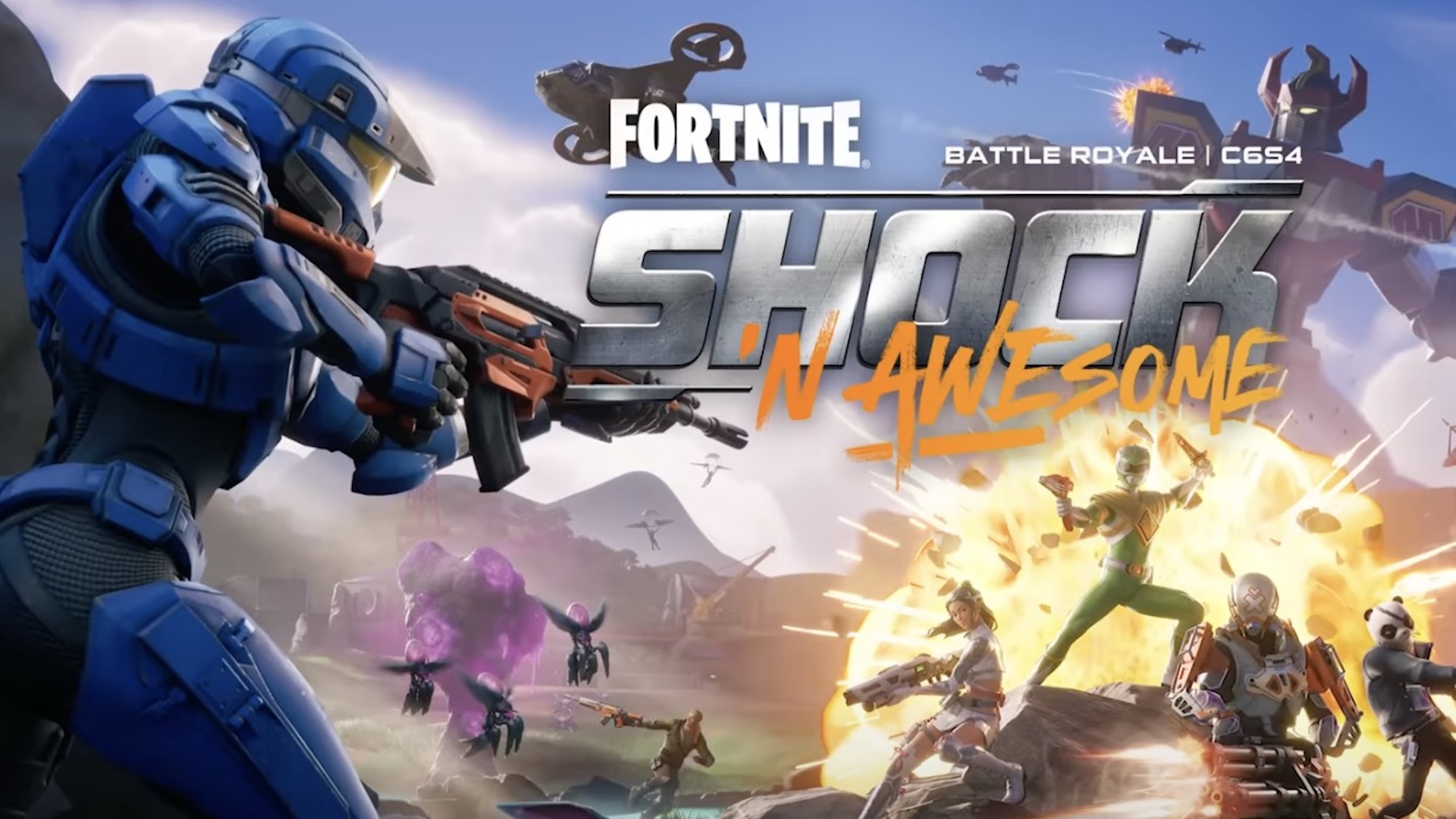 Fortnite Shock 'n A impressive key art