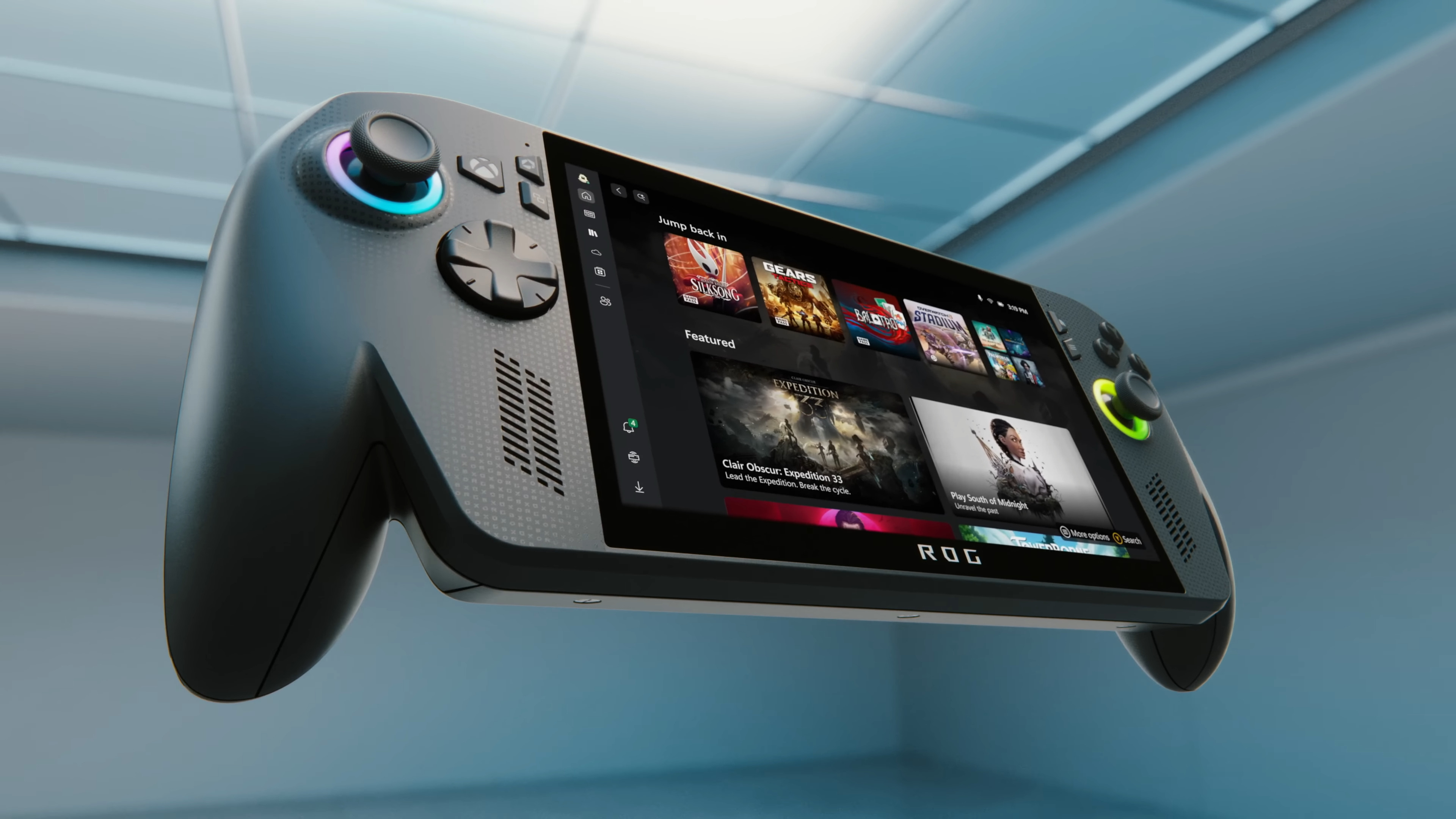The handheld game console Asus Rog Xbox Ally X