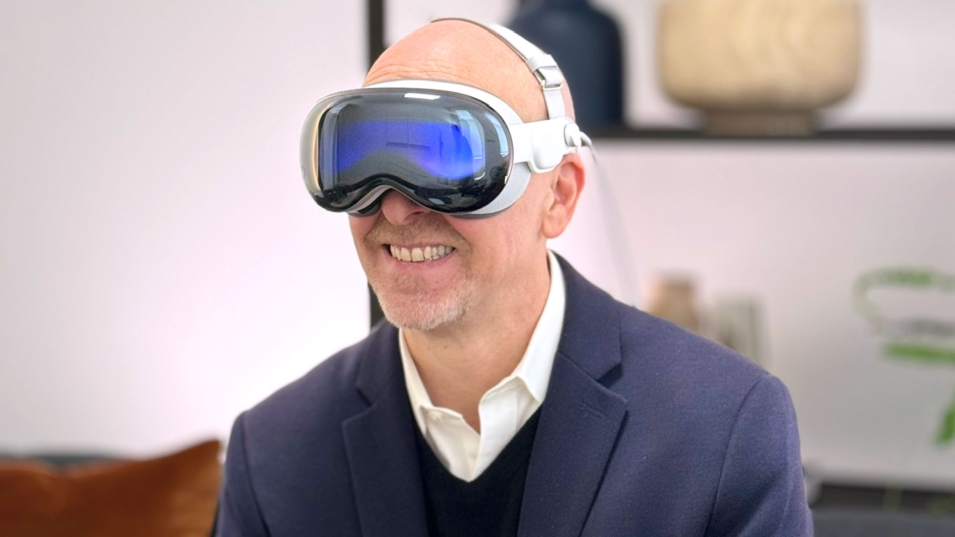 Lance Ulanoff with Apple Vision Pro