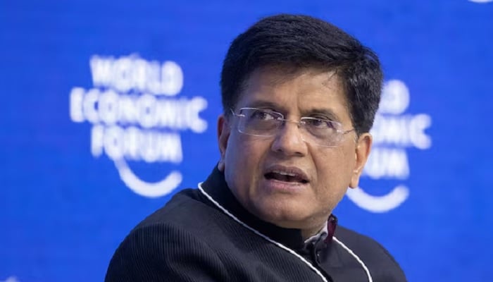 The Indian Minister of Commerce, Piyush Goyal, participates in the exchange of panel discussion: now what? During the 2022 World Economic Forum (Wef) at the Alpine Resort of Davos, Switzerland, May 25, 2022. - Reuters