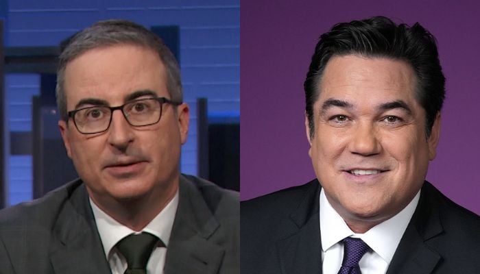 John Oliver hits Dean Cain for his last movement with ice