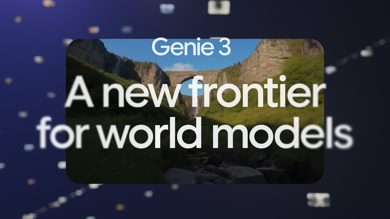 Genie 3: Creation of dynamic worlds that you can navigate in real time - YouTube