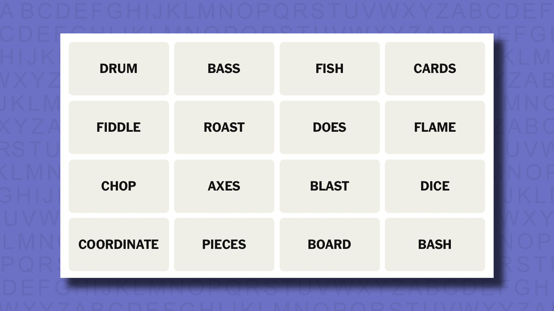 NYT Connections suggests an 812 game on a purple background