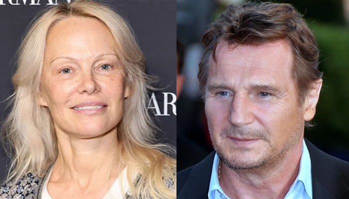 Pamela Anderson reveals how she got Liam Neeson to amara