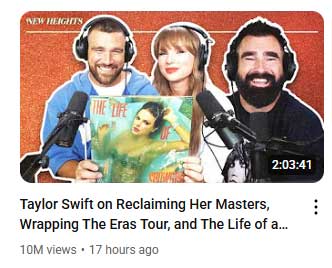 New heights: Taylor Swifts Appearance with Travis Kelce reaches 10 million visits
