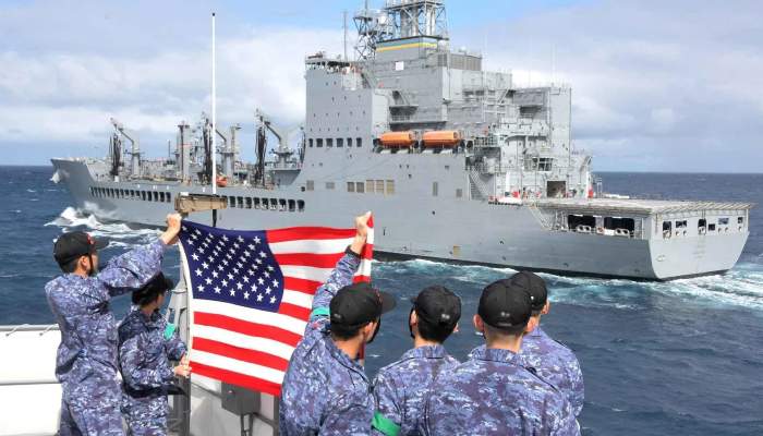 It looks sailor from the US Navy