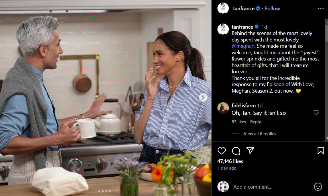 Meghan Markle the last guest feels so welcome in his program