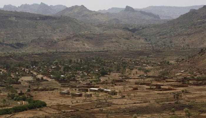 The town of Tarasin is located in the area of Jebel Marra in Sudan, June 19, 2017. - AFP