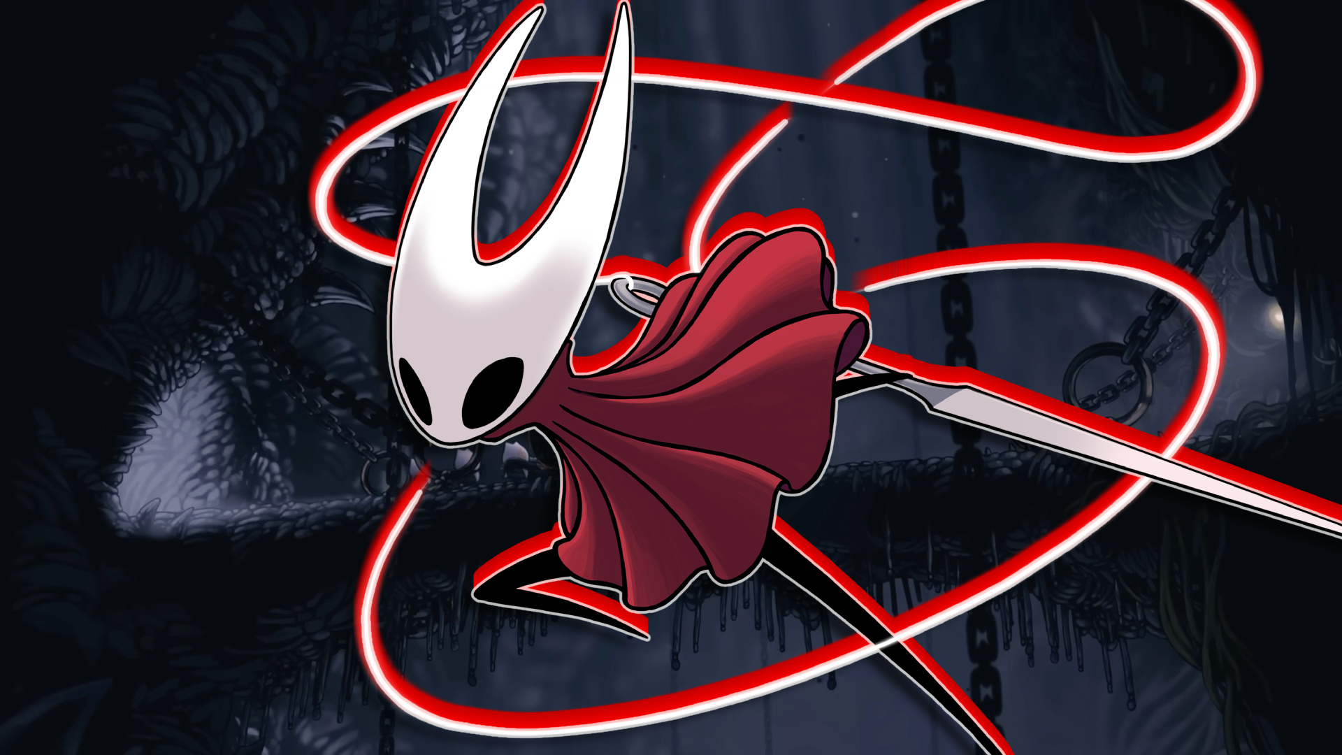 Hornet against a gloomy background cueón of underground cave