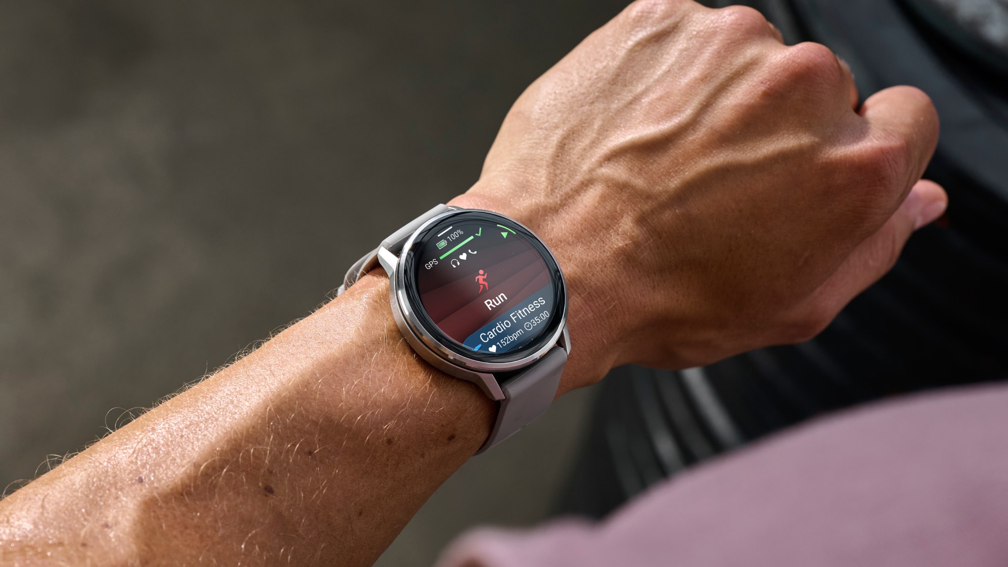 Garmin Venu 4 on the wrist