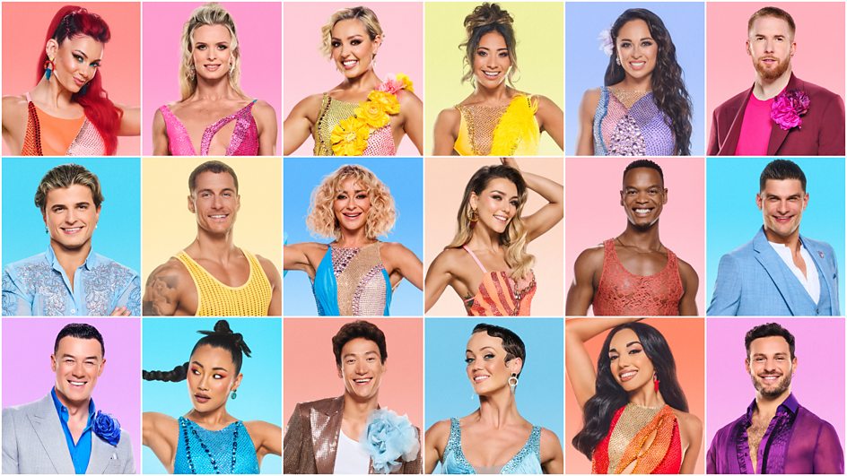 Strictly deencing's professional dancers 2025