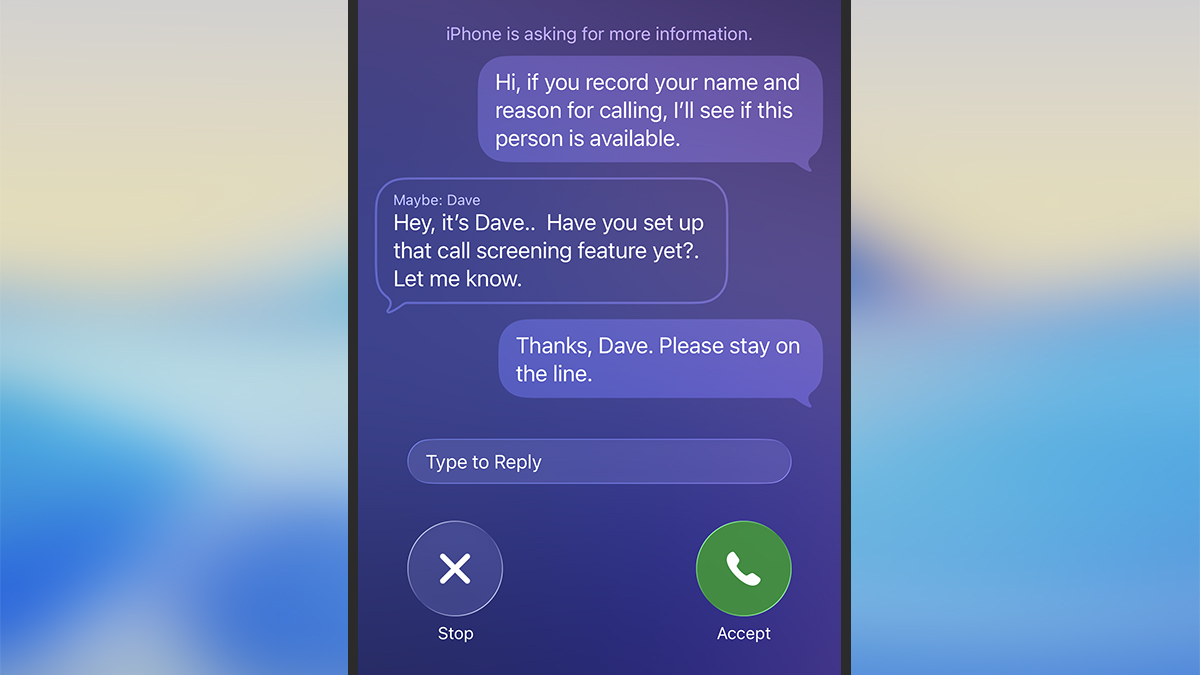 IOS 26 call detection