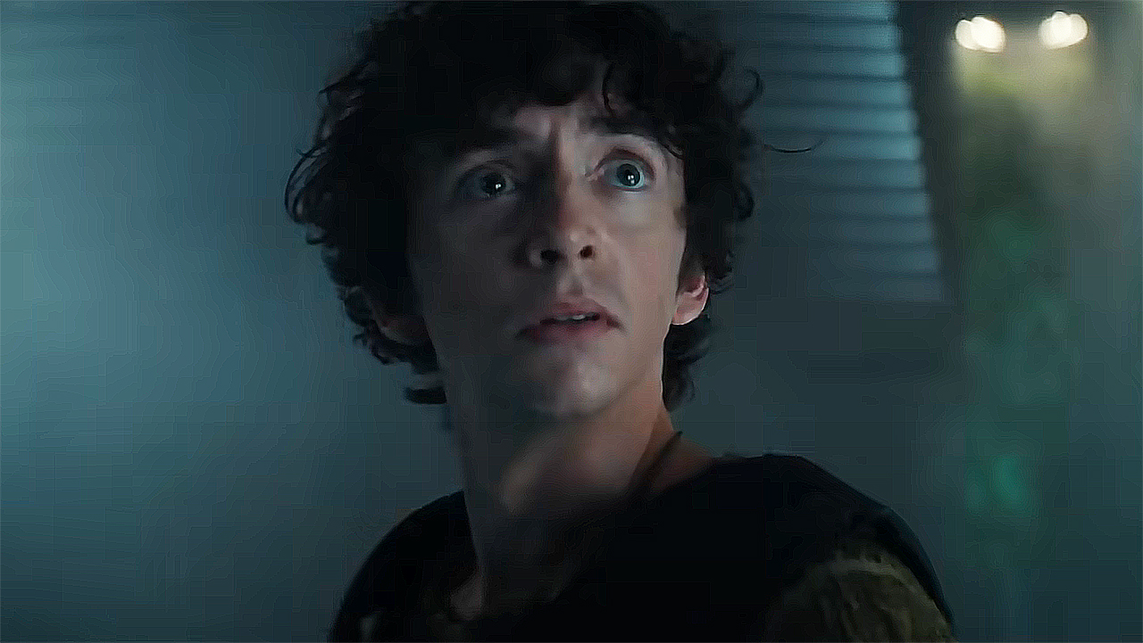 Boy Kavalier is worried while looking at something out of the Alien: Earth season 1 episode 8