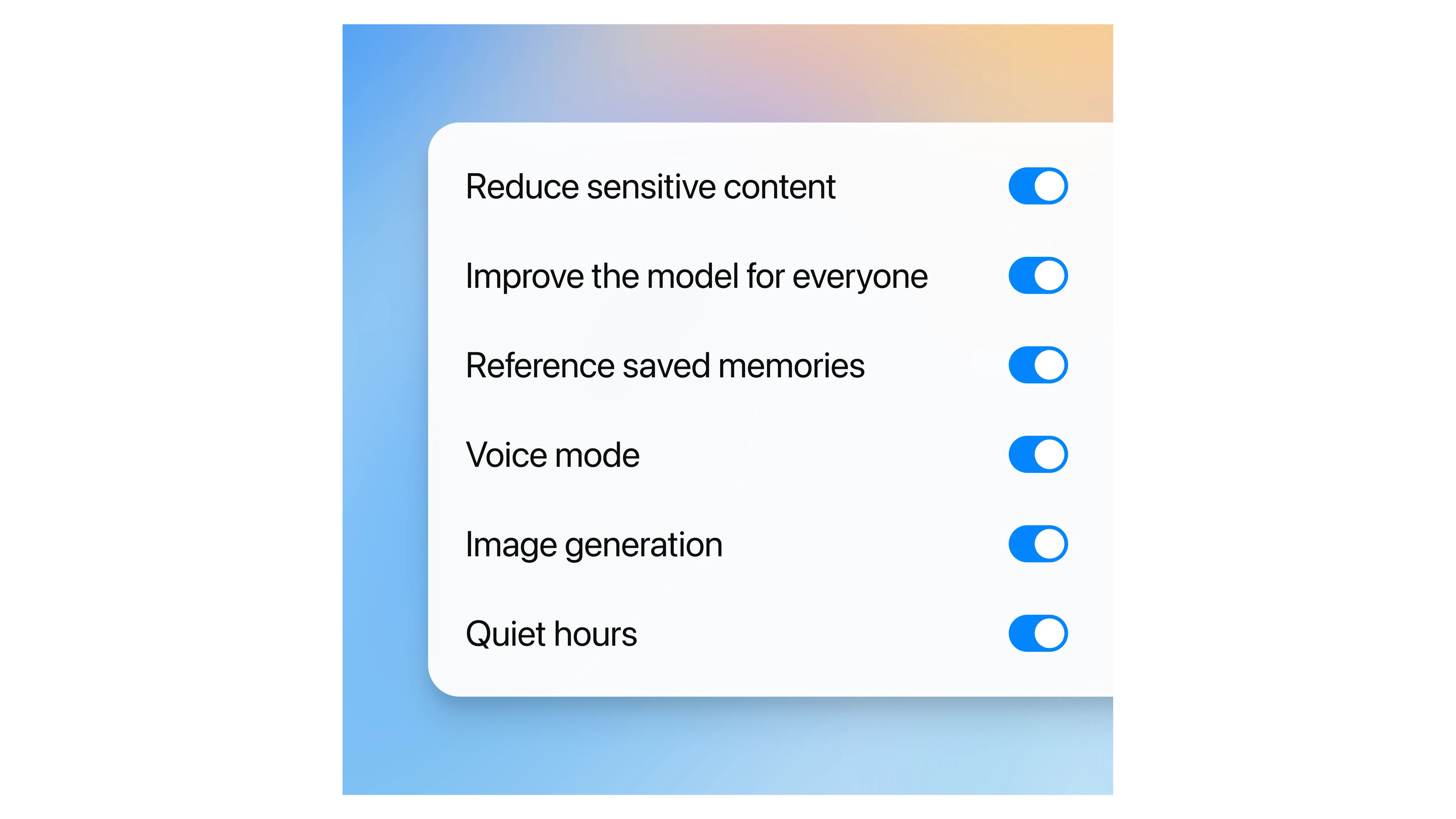 Parental control options of chatgpt
