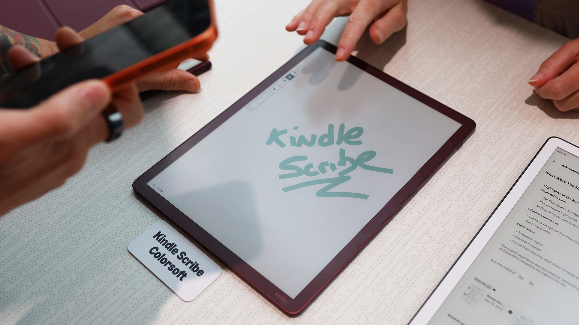 Amazon Kindle Scribe Colorsooft Hands On