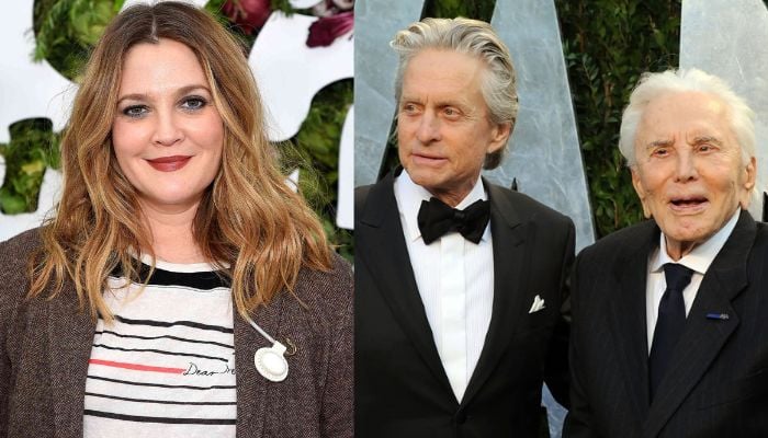 Drew Barrymore appreciates the sincere artifact of Michael Douglas Dad