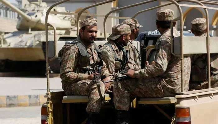 You can see the Pakistan army staff patrolling in this image without date. - Reuters/file