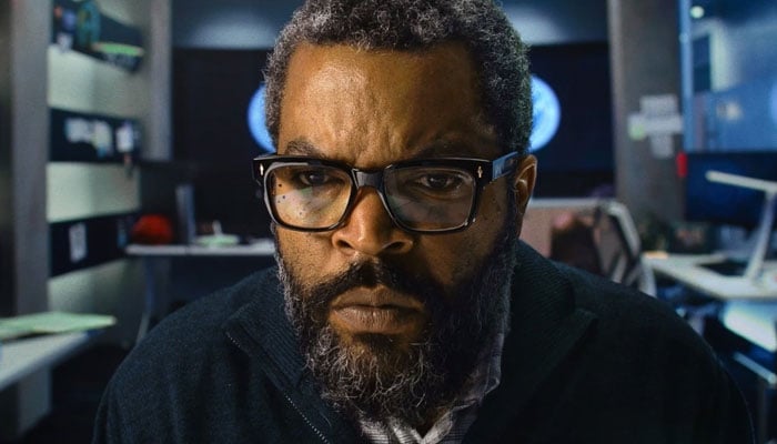 Ice Cube looks back in the shot of the World War