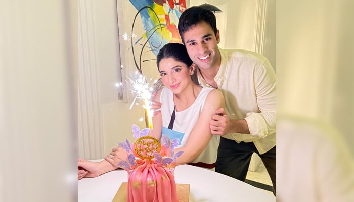 The Pakistani star Mawra Hocane and her husband Ameer Gilani. - Instagram@mawrellous