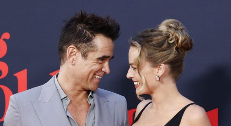 Margot Robbie Raves about co -star Colin Farrell