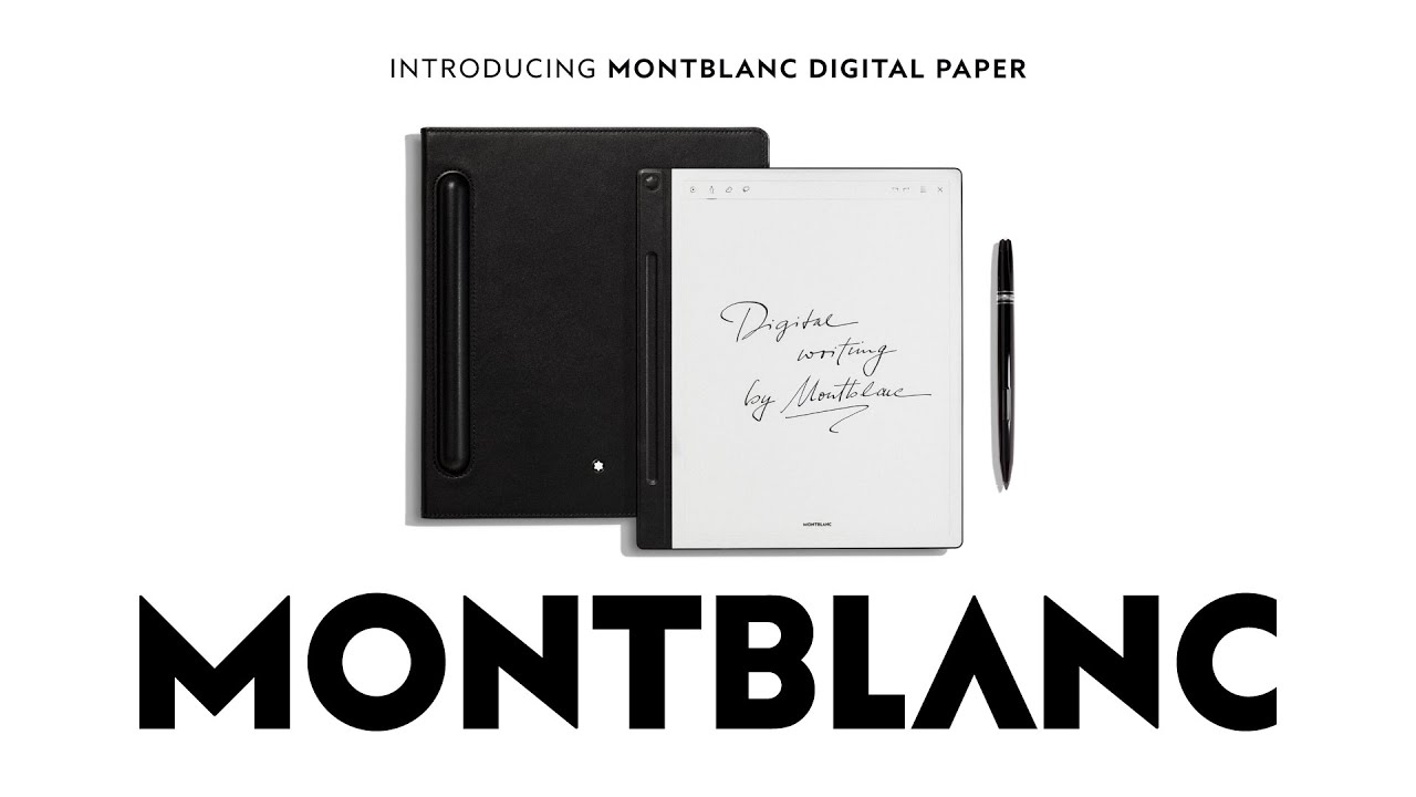 Montblanc digital paper | Handwriting, reinvented - YouTube