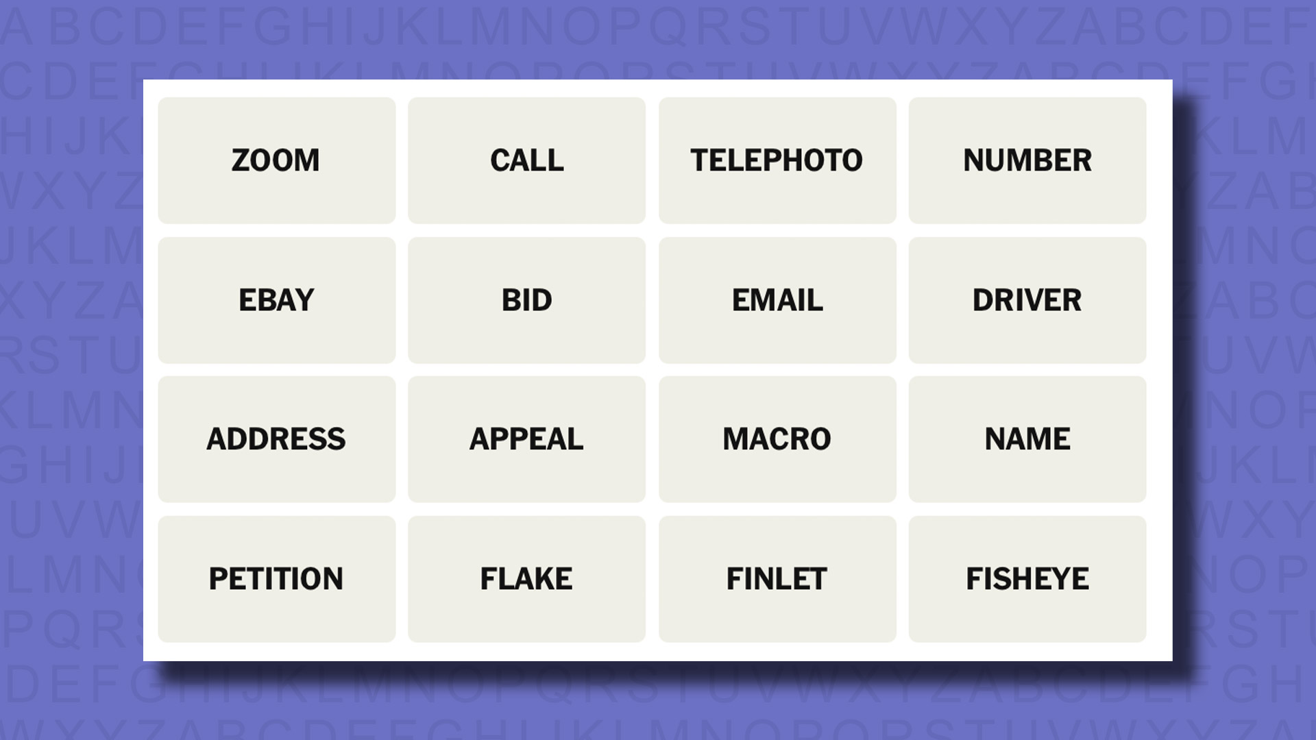 NYT Connections suggests game 824 on a purple background