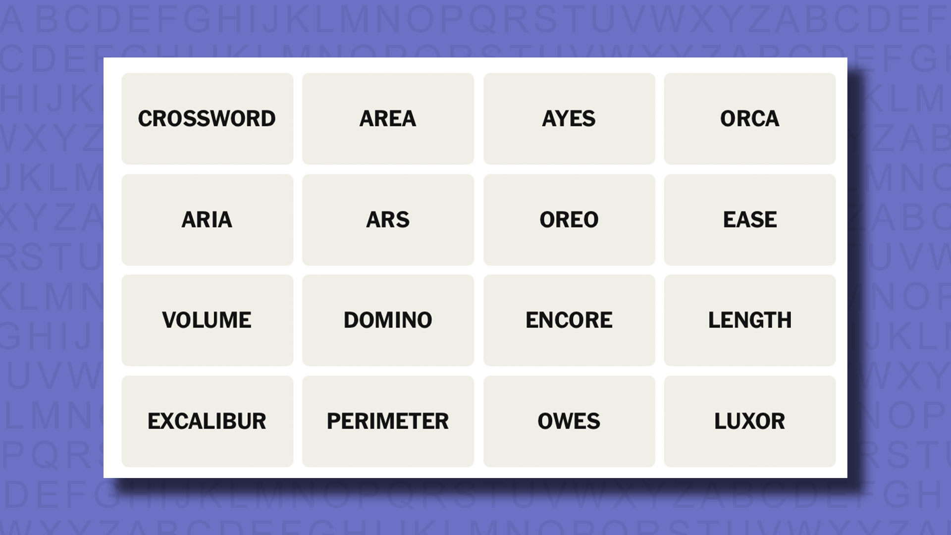 NYT Connections suggests game 834 on a purple background