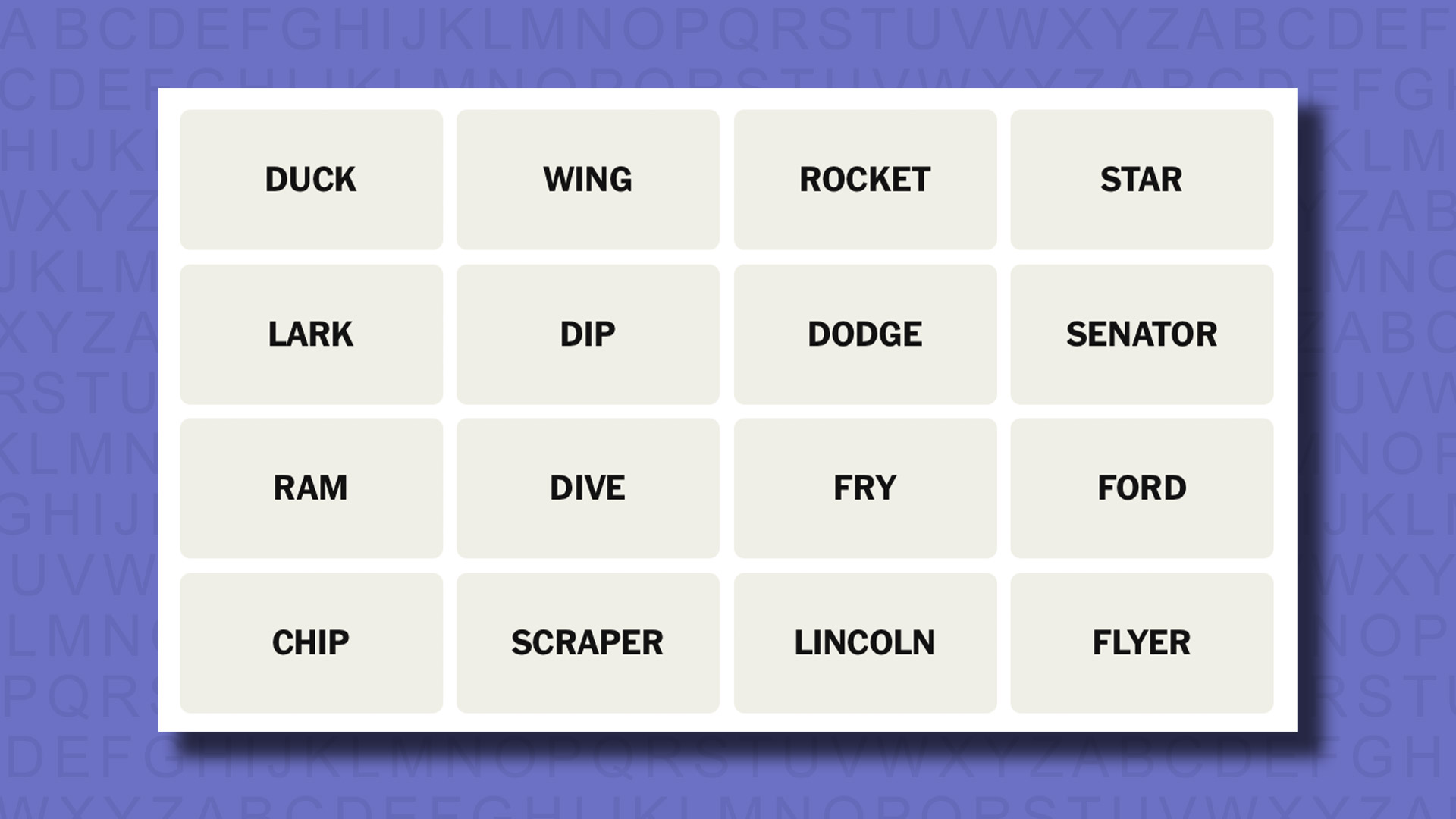 NYT Connections suggests an 832 game on a purple background