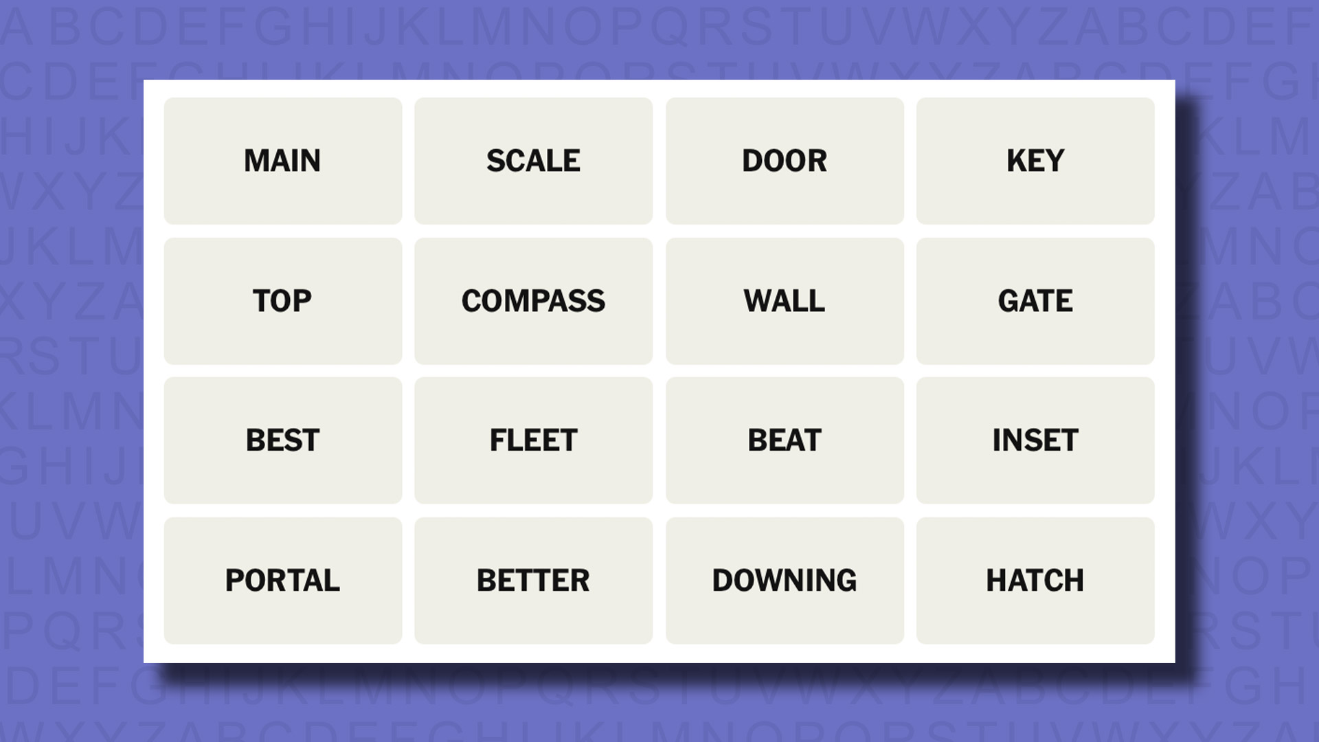 NYT Connections suggests game 826 on a purple background