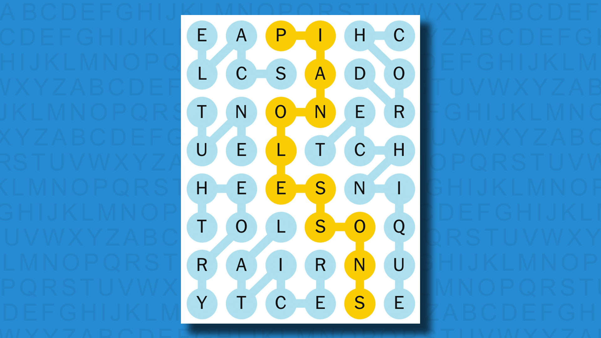 NYT Strands Answers for game 564 on a blue background