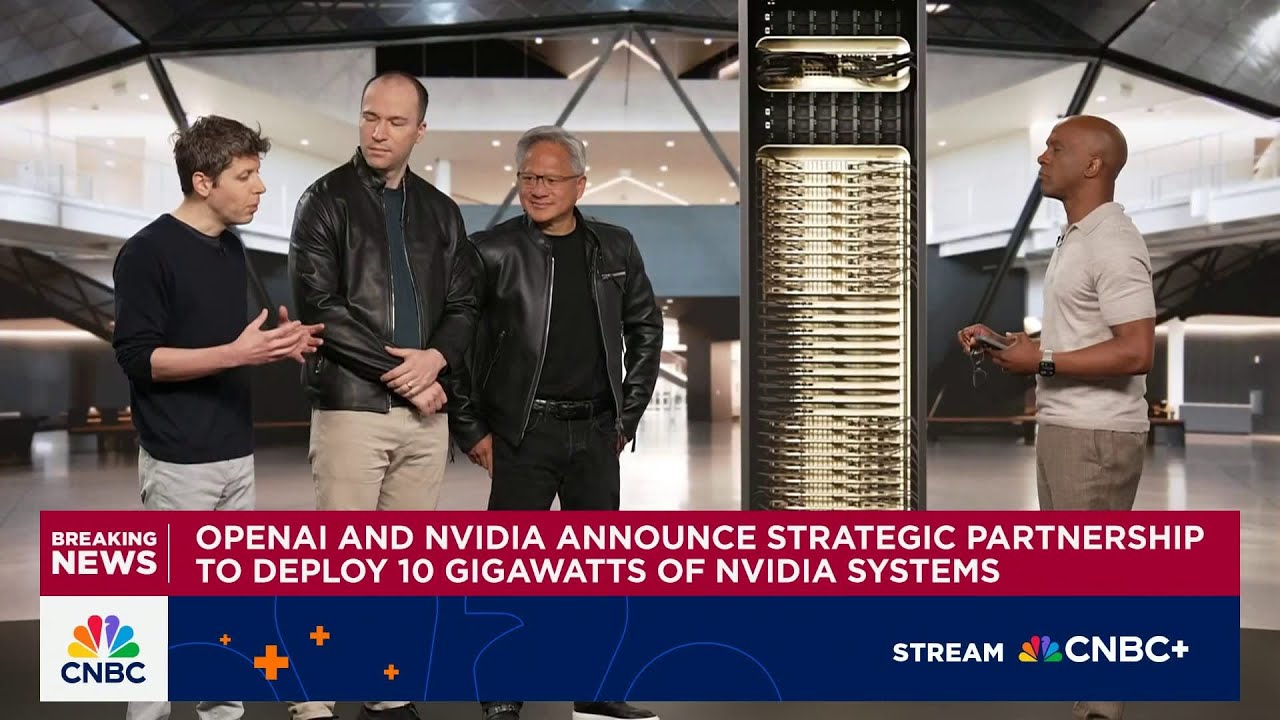Nvidia plans to invest up to $ 100 billion in Openai as part of the construction of the Data Center - YouTube