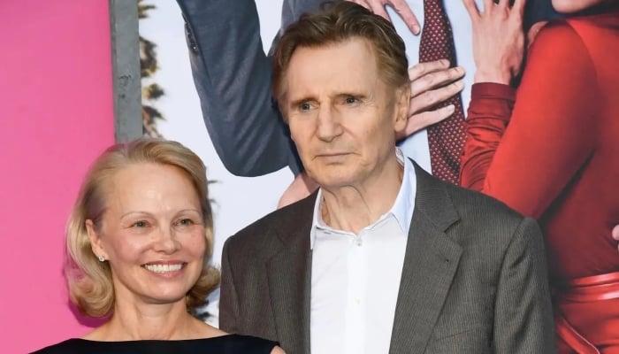 Photo: Pamela Anderson deeply in love with Liam Neeson: Report