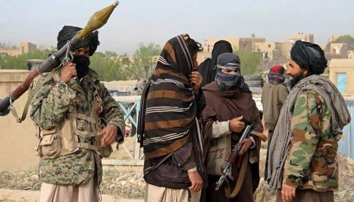 The members of the Taliban meet in the province of Ghazni, Afghanistan, in this image without date. - Reuters/file