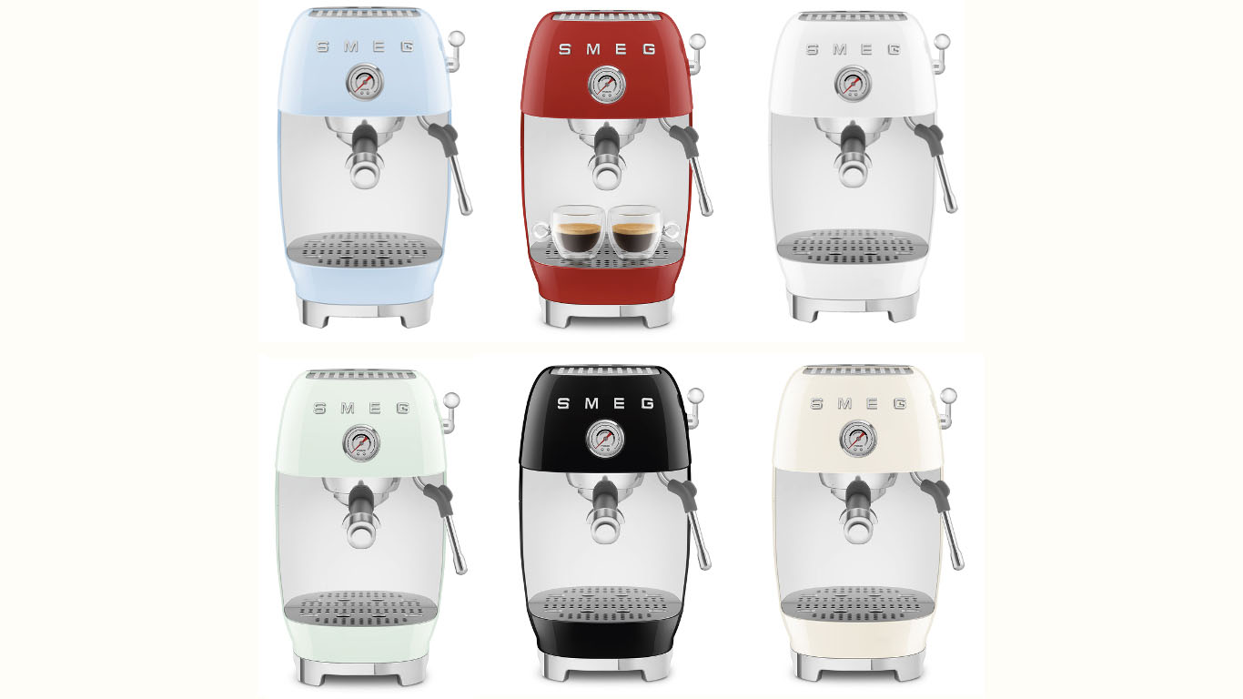 SMEG ECF03 Machine Café in six colors