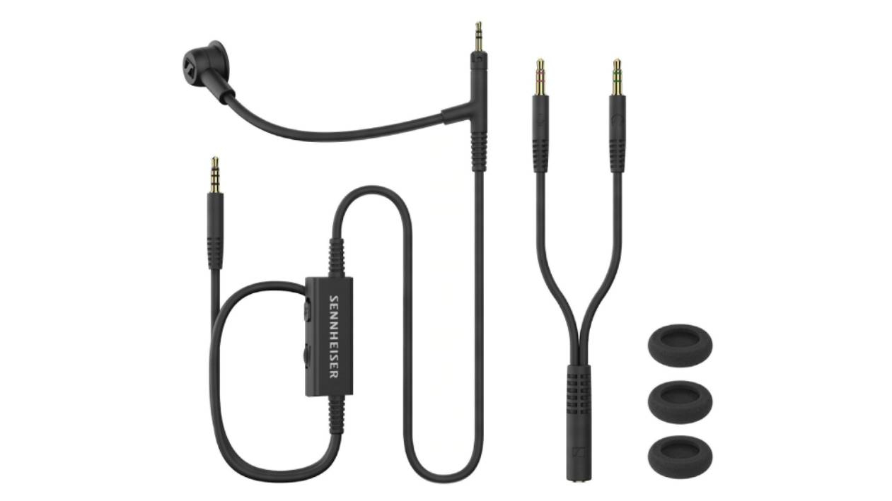 The Sennheiser HD 500 BAM microphone on a white background