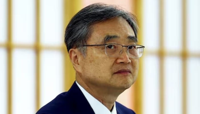 Korean Foreign Minister Cho Hyun attends a meeting at the Ministry of Foreign Affairs in Tokyo, Japan, on July 29, 2025. - Reuters