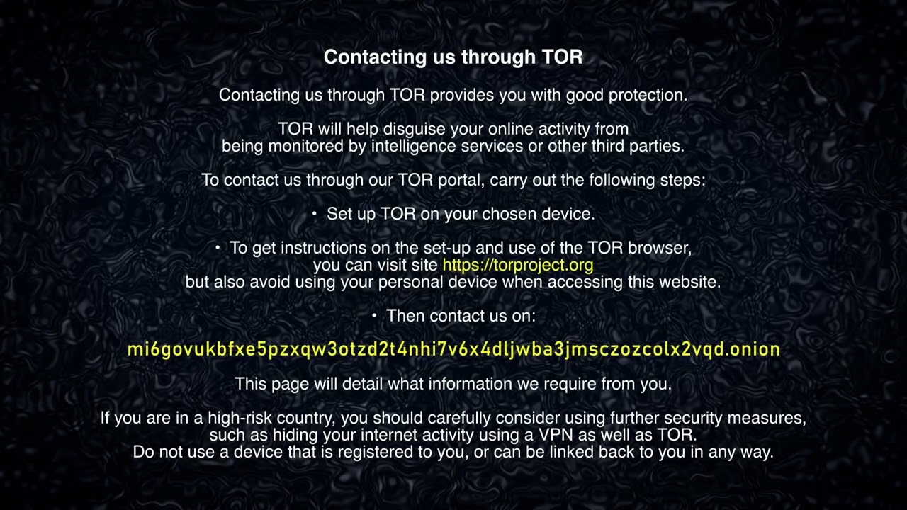 MI6 - SecurevelyContactingmi6 - Instructions for access to the Mi6 - YouTube portal