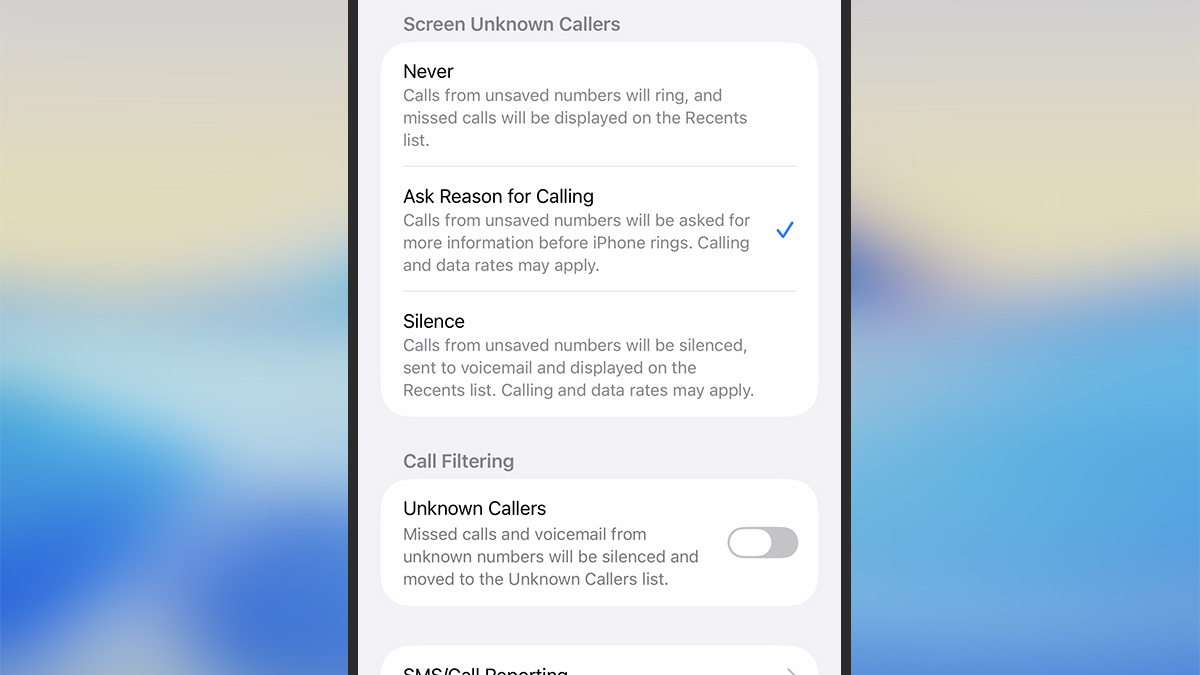 IOS 26 call detection